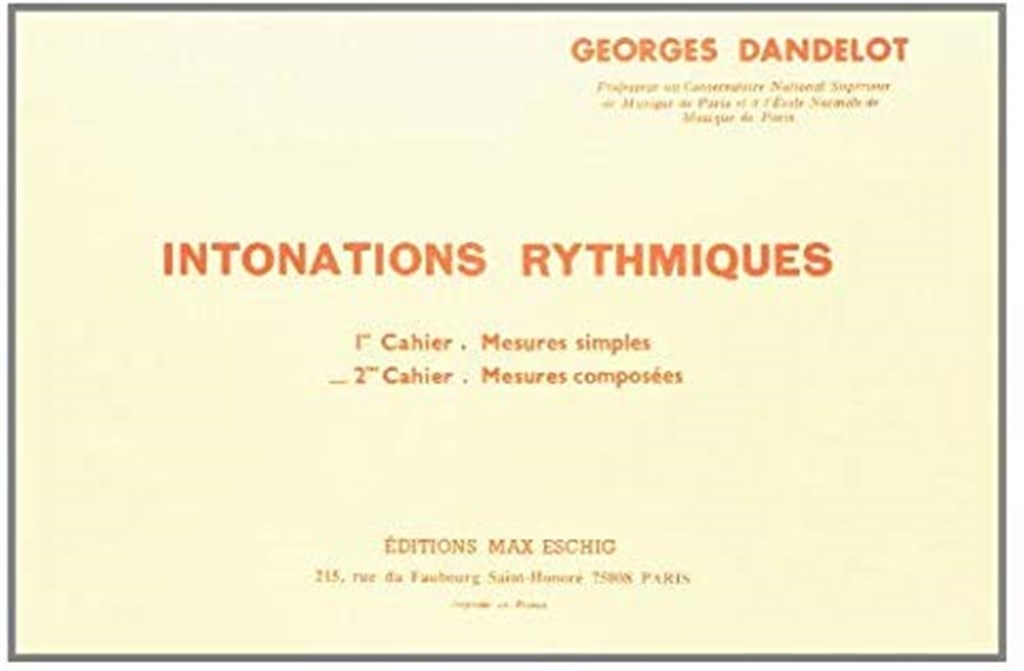 Intonations Rythmiques Vol 2 Enseignement